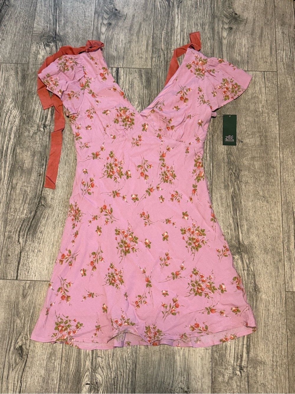 Line A floral Dress